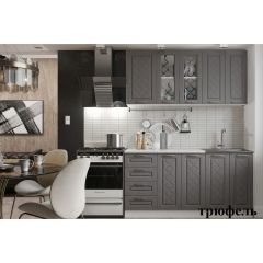 АГАВА Кухонный гарнитур (модульный) Трюфель в Ижевске - izhevsk.mebel24.online | фото