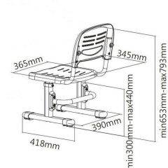 Детский стул SST3 Blue в Ижевске - izhevsk.mebel24.online | фото 4