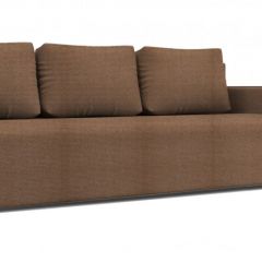 Диван Алиса 4 Shaggy SAND - Teos Dark Brown в Ижевске - izhevsk.mebel24.online | фото