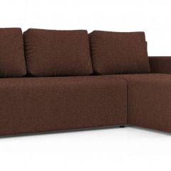 Диван угловой Алиса 3 Bahama CHOCOLATE - Teos Dark Brown в Ижевске - izhevsk.mebel24.online | фото