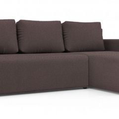 Диван угловой Алиса 3 Bahama PLUM - Teos Dark Brown в Ижевске - izhevsk.mebel24.online | фото