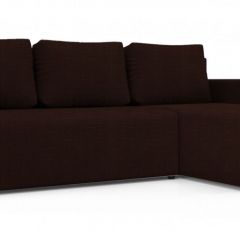 Диван угловой Алиса 3 Vital CHOCOLATE - Teos Dark Brown в Ижевске - izhevsk.mebel24.online | фото