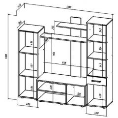 ИБИЦА Гостиная (ЯШС/ЯШТ) в Ижевске - izhevsk.mebel24.online | фото 2