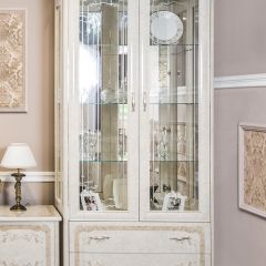 Гостиная модульная Патрисия (крем корень глянец) в Ижевске - izhevsk.mebel24.online | фото 3