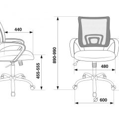 Кресло Бюрократ CH-695N/SL/BL/TW-11 синий TW-05 черный TW-11 в Ижевске - izhevsk.mebel24.online | фото 4