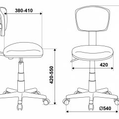 Кресло детское Бюрократ CH-W299/LB/TW-55 голубой в Ижевске - izhevsk.mebel24.online | фото 4