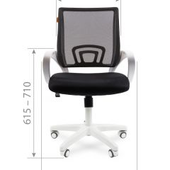Кресло для оператора CHAIRMAN 696 white (ткань TW-11/сетка TW-01) в Ижевске - izhevsk.mebel24.online | фото 4