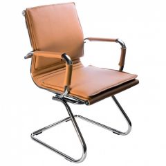 Кресло для посетителя Бюрократ CH-993-Low-V/Camel светло-коричневый в Ижевске - izhevsk.mebel24.online | фото
