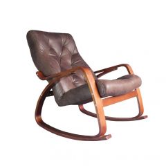 Кресло качалка Гранд 103-З-Ш Шоколад в Ижевске - izhevsk.mebel24.online | фото