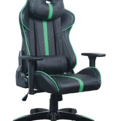 Кресло компьютерное BRABIX "GT Carbon GM-120" (черное/зеленое) 531929 в Ижевске - izhevsk.mebel24.online | фото