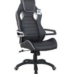 Кресло компьютерное BRABIX Techno Pro GM-003 (экокожа черное/серое, вставки серые) 531814 в Ижевске - izhevsk.mebel24.online | фото 2