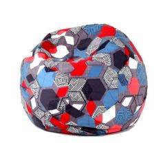 Кресло-мешок Мяч M (Geometry Slate) в Ижевске - izhevsk.mebel24.online | фото