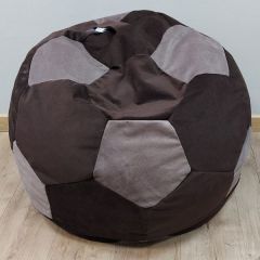 Кресло-мешок Мяч M (Vital Chocolate-Vital Java) в Ижевске - izhevsk.mebel24.online | фото