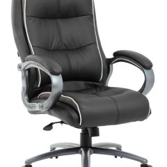 Кресло офисное BRABIX PREMIUM "Strong HD-009" (экокожа черная, ткань серая) 531945 в Ижевске - izhevsk.mebel24.online | фото