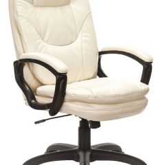 Кресло офисное BRABIX PREMIUM "Trend EX-568", экокожа, бежевое, 532102 в Ижевске - izhevsk.mebel24.online | фото