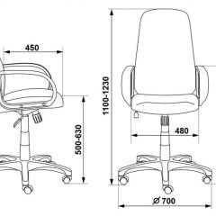 Кресло руководителя Бюрократ CH-808AXSN/#B черный 3C11 в Ижевске - izhevsk.mebel24.online | фото 3