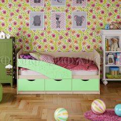 Кровать Бабочки (Салатовый матовый) 1600 в Ижевске - izhevsk.mebel24.online | фото