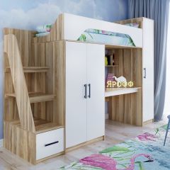 Кровать-чердак Тея + Шкаф-Пенал Тея в Ижевске - izhevsk.mebel24.online | фото 9