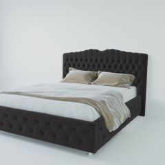 Кровать Нягань с ПМ 2000 (экокожа кольт ч) в Ижевске - izhevsk.mebel24.online | фото 2