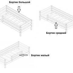 Кровать одноярусная Сонечка (800*1900) модульная в Ижевске - izhevsk.mebel24.online | фото 3