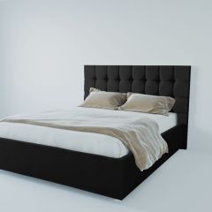 Кровать Венеция с ПМ 800 (экокожа кольт ч) в Ижевске - izhevsk.mebel24.online | фото 2