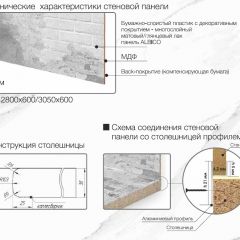 Кухонный фартук со столешницей (А-01) в едином стиле (3050 мм) в Ижевске - izhevsk.mebel24.online | фото 7