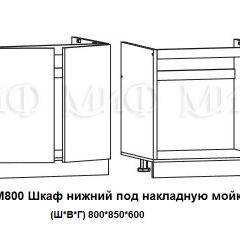 ЛИЗА-2 Кухонный гарнитур 1,6 Белый глянец холодный в Ижевске - izhevsk.mebel24.online | фото 6