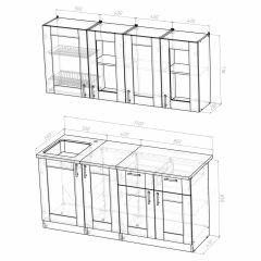 Кухонный гарнитур Ника демо 1700 в Ижевске - izhevsk.mebel24.online | фото 4