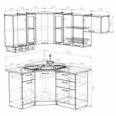 Кухонный гарнитур Симона литл 1300*2000 в Ижевске - izhevsk.mebel24.online | фото 3