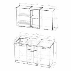 Кухонный гарнитур Симона медиум 1400 в Ижевске - izhevsk.mebel24.online | фото 4