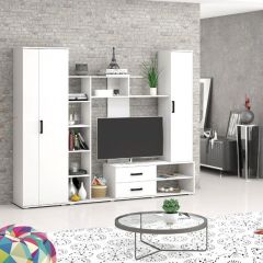 Шкаф Торонто (Белый текстурный) в Ижевске - izhevsk.mebel24.online | фото 2