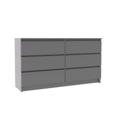 МОРИ МК 1380.6 Комод (графит) в Ижевске - izhevsk.mebel24.online | фото 2
