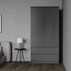 МОРИ МШ 900.1 Шкаф (графит) в Ижевске - izhevsk.mebel24.online | фото 2