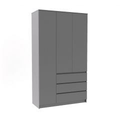 МОРИ МШ 1200.1 Шкаф (графит) в Ижевске - izhevsk.mebel24.online | фото 2