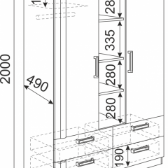 Подростковая Волкер (модульная) в Ижевске - izhevsk.mebel24.online | фото 11