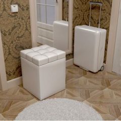 Пуф КВАДРО Белый в Ижевске - izhevsk.mebel24.online | фото