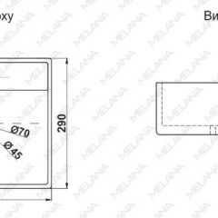 Раковина MELANA MLN-7440A в Ижевске - izhevsk.mebel24.online | фото 2