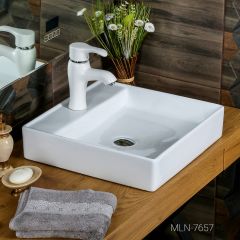 Раковина MELANA MLN-7657 в Ижевске - izhevsk.mebel24.online | фото
