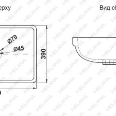 Раковина MELANA MLN-78441 в Ижевске - izhevsk.mebel24.online | фото 2