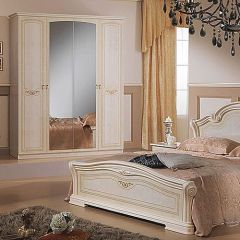 Шкаф 4-х дверный с зеркалами (08.244) Ирина (беж) в Ижевске - izhevsk.mebel24.online | фото 3