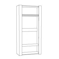 Шкаф для одежды 13.133 Амели в Ижевске - izhevsk.mebel24.online | фото 2