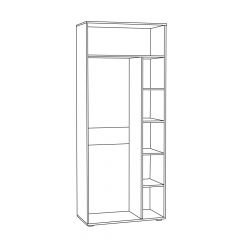 Шкаф для одежды 1751 Бьянка в Ижевске - izhevsk.mebel24.online | фото 2
