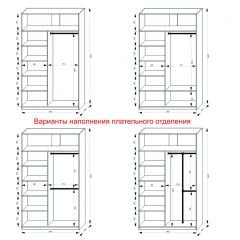 Шкаф-купе 1400 серии SOFT D1+D3+B2+PL1 (2 ящика+1штанга) профиль «Графит» в Ижевске - izhevsk.mebel24.online | фото 7