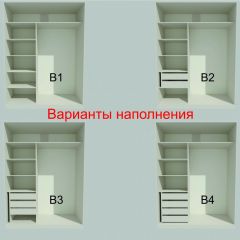 Шкаф-купе 1500 серии NEW CLASSIC K2+K2+B2+PL2(2 ящика+1 штанга+1 полка) профиль «Капучино» в Ижевске - izhevsk.mebel24.online | фото 7
