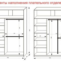 Шкаф-купе 1600 серии SOFT D6+D4+B2+PL2 (2 ящика+1штанга+1 полка) профиль «Капучино» в Ижевске - izhevsk.mebel24.online | фото 9