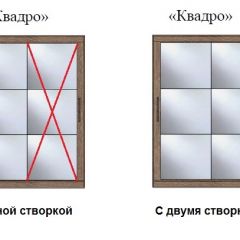 Шкаф-купе №19 Серия 3 Квадро (1500) Ясень Анкор светлый в Ижевске - izhevsk.mebel24.online | фото 3