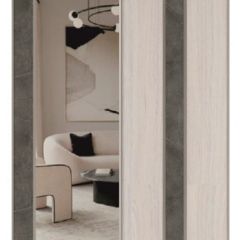 Шкаф-купе 1950 серии SILVER S3+S1+S3Z B22+PL2 (по 2 ящика лев/прав+1штанга+1 полка) профиль «Серебро» в Ижевске - izhevsk.mebel24.online | фото 11