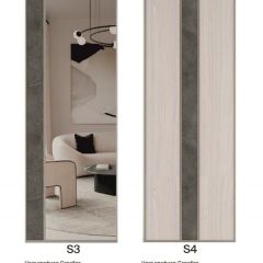 Шкаф-купе 1950 серии SILVER S3+S1+S3Z B22+PL2 (по 2 ящика лев/прав+1штанга+1 полка) профиль «Серебро» в Ижевске - izhevsk.mebel24.online | фото 12