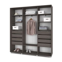 МАРТИН Шкаф-купе Анкор темный (2200*450) М421 в Ижевске - izhevsk.mebel24.online | фото 4
