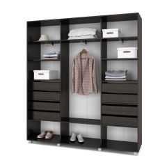 МАРТИН Шкаф-купе с зеркалами Венге (2200*450) М423 в Ижевске - izhevsk.mebel24.online | фото 4
